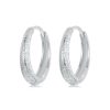 Cercei din argint Matte Ovals-Cercei >> Cercei din argint