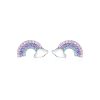 Cercei din argint Rainbow Clouds Studs-Cercei