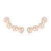 Cercei din argint Rose Gold Paws Four-Cercei >> Cercei din argint