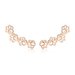 Cercei din argint Rose Gold Paws Four-Cercei >> Cercei din argint