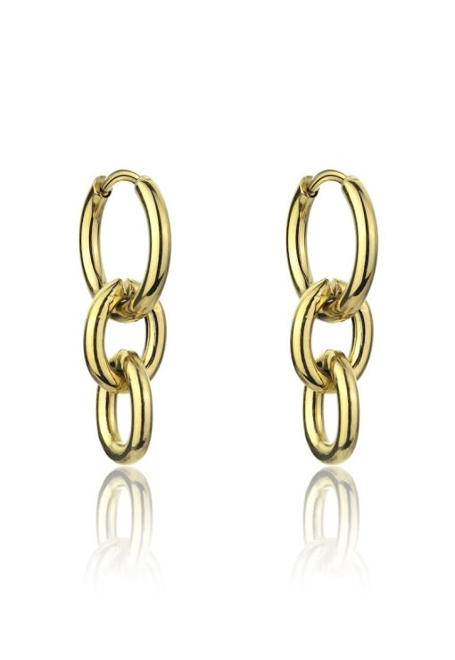 Cercei drop de otel inoxidabil-FEMEI/GENTI SI ACCESORII/Bijuterii-GENTI SI ACCESORII/Bijuterii