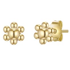 Cercei placati cu aur de 14K-FEMEI/GENTI SI ACCESORII/Bijuterii-GENTI SI ACCESORII/Bijuterii