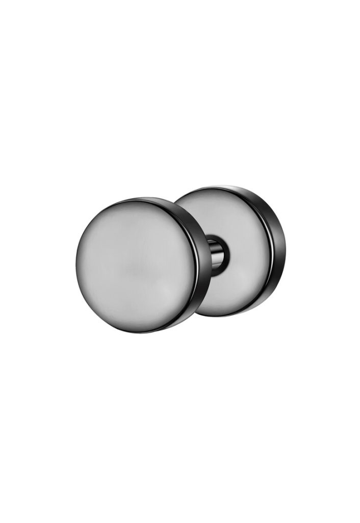 Cercel din otel inoxidabil - Metalic-BARBATI/GENTI SI ACCESORII/Bijuterii-GENTI SI ACCESORII/Bijuterii