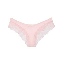 Cheeky high-waisted panties with lace trim m-Imbracaminte-