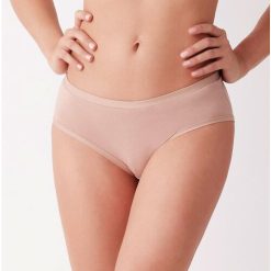 Chiloti clasici bumbac organic cu talia medie Cotonella GD440 0001-FEMEI