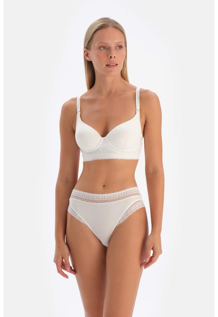 Chiloti din amestec de modal cu insertii din dantela-FEMEI/IMBRACAMINTE/Lenjerie intima-IMBRACAMINTE/Lenjerie intima