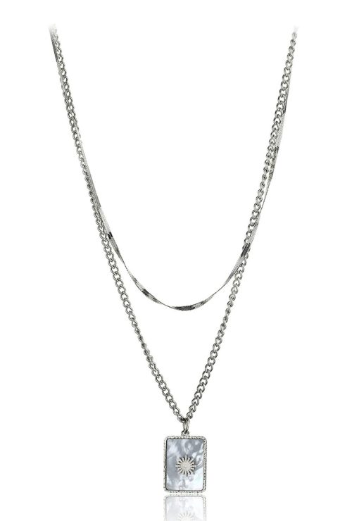Colier cu model stratificat-FEMEI/GENTI SI ACCESORII/Bijuterii-GENTI SI ACCESORII/Bijuterii
