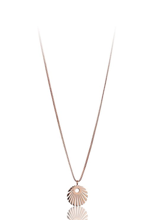 Colier cu pandantiv stilizat - Auriu-FEMEI/GENTI SI ACCESORII/Bijuterii-GENTI SI ACCESORII/Bijuterii