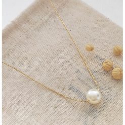 Colier decorat cu pandantiv cu perla sintetica-FEMEI/GENTI SI ACCESORII/Bijuterii-GENTI SI ACCESORII/Bijuterii