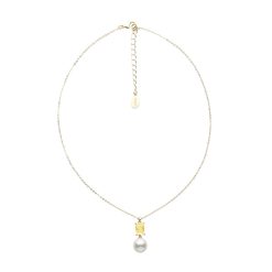 Colier placat cu aur - cu pietre semi-pretioase-FEMEI/GENTI SI ACCESORII/Bijuterii-GENTI SI ACCESORII/Bijuterii