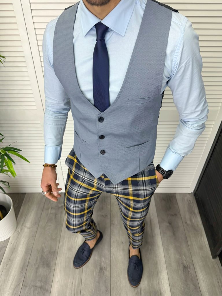 Compleu barbati  Vesta + Pantaloni 11833 3-2.4-Costume barbati > Compleuri barbati