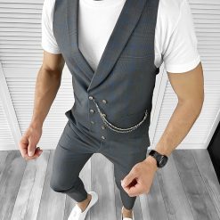 Compleu barbati  Vesta + Pantaloni B4051 O3-4.1-Costume barbati > Compleuri barbati