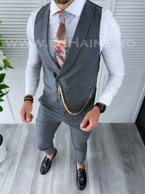 Compleu barbati  Vesta + Pantaloni B4151 P19-3.3-Costume barbati > Compleuri barbati