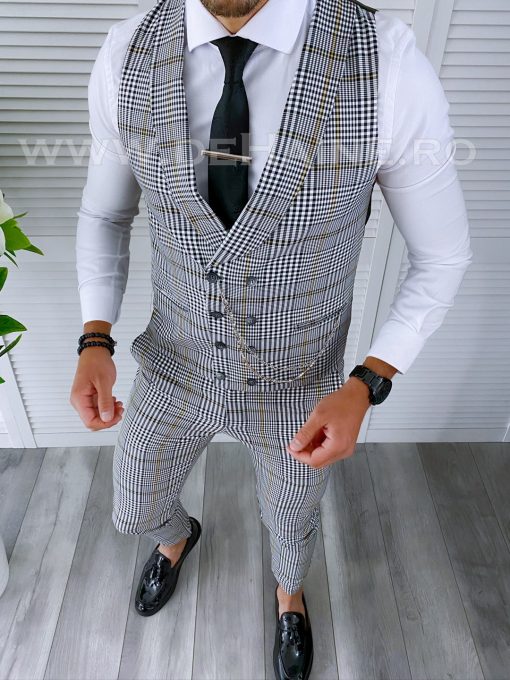 Compleu barbati  Vesta + Pantaloni B4180 20-1.1-Costume barbati > Compleuri barbati