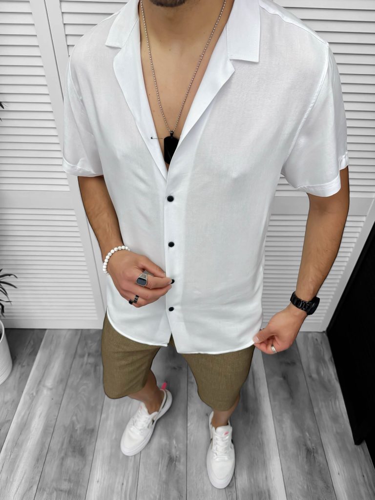 Compleu de vara camasa imprimeu  + pantaloni 13102-Recent adaugate
