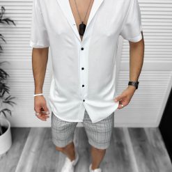 Compleu de vara camasa imprimeu  + pantaloni 13103-Recent adaugate