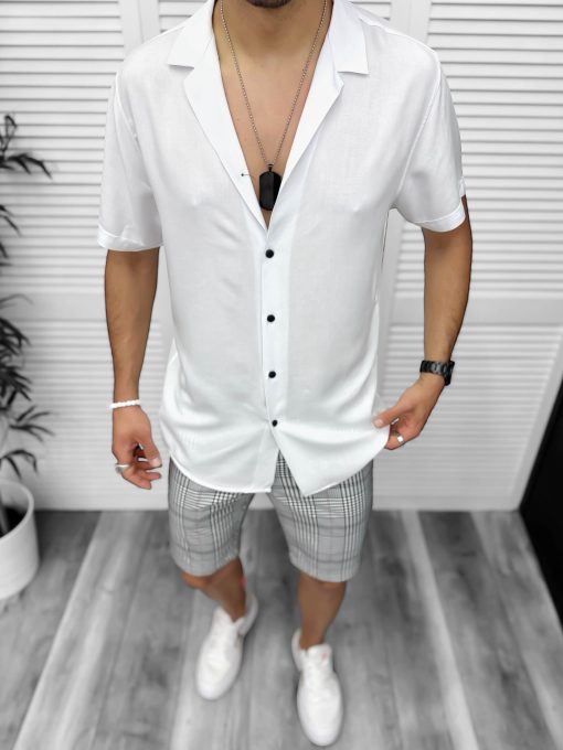 Compleu de vara camasa imprimeu  + pantaloni 13103-Recent adaugate