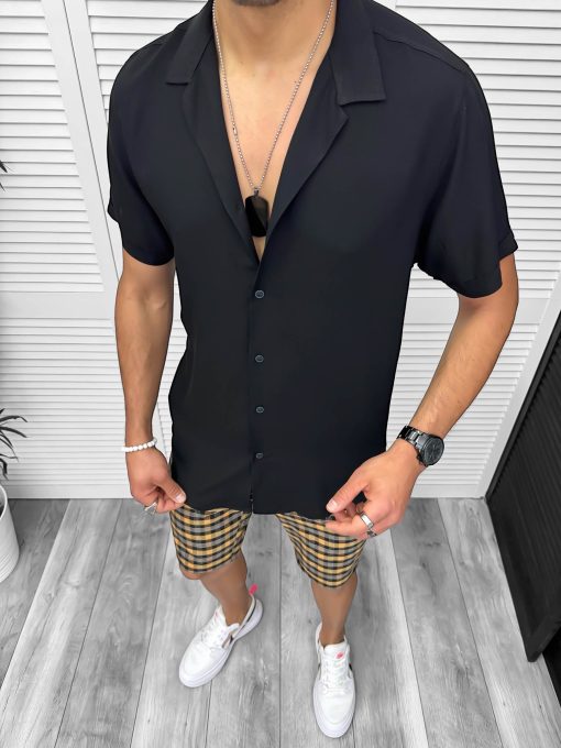 Compleu de vara camasa imprimeu  + pantaloni 13105-Recent adaugate