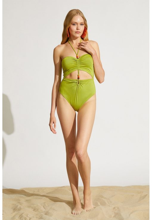 Costum de baie intreg cu fronseuri-FEMEI/IMBRACAMINTE/Costume de baie-IMBRACAMINTE/Costume de baie