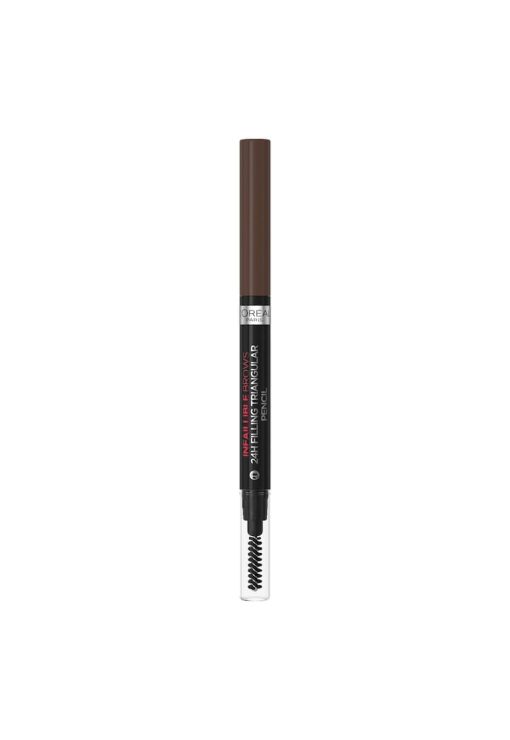 Creion de sprancene  Infaillible Brows 24H Triangular - nuanta 3.0 Brunette​-FEMEI/GENTI SI ACCESORII/Produse cosmetice-GENTI SI ACCESORII/Produse cosmetice