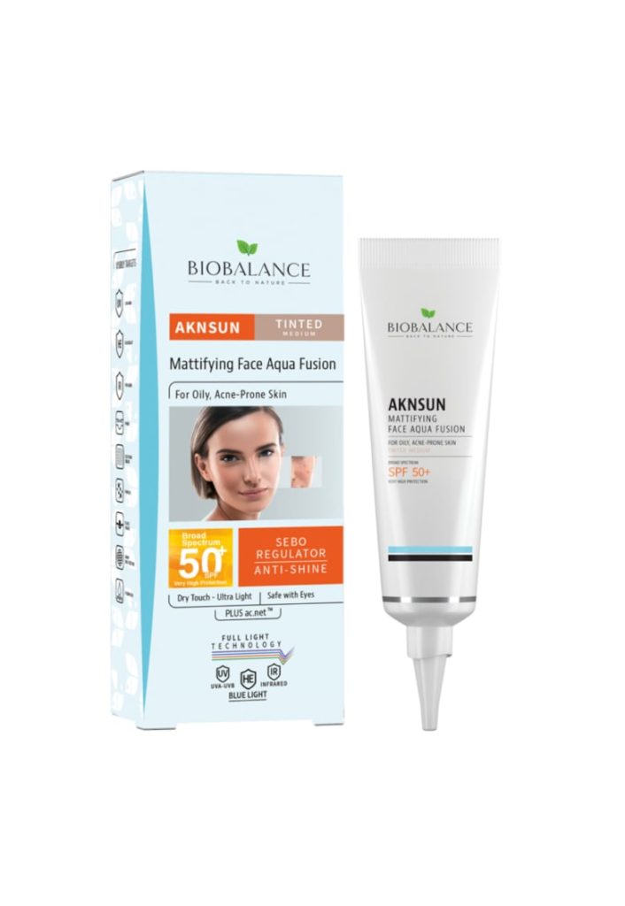 Crema protectie solara SPF 50+  Medium - matifianta pentru ten acneic si gras - 40 ml-FEMEI/GENTI SI ACCESORII/Produse cosmetice-GENTI SI ACCESORII/Produse cosmetice