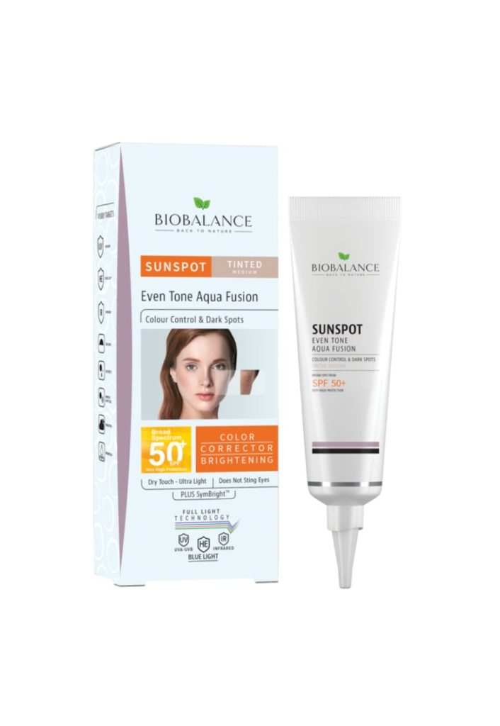 Crema solara SPF 50+  Aqua Fusion Medium - uniformizanta impotriva petelor pigmentare - 40 ml-FEMEI/GENTI SI ACCESORII/Produse cosmetice-GENTI SI ACCESORII/Produse cosmetice