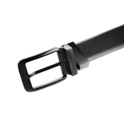 Curea pentru barbati cu doua fete C 181 piele naturala NegruMaro 3