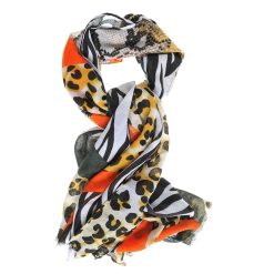 Esarfa cu model animal print 80x180 cm-FEMEI/GENTI SI ACCESORII/Fulare si esarfe-GENTI SI ACCESORII/Fulare si esarfe