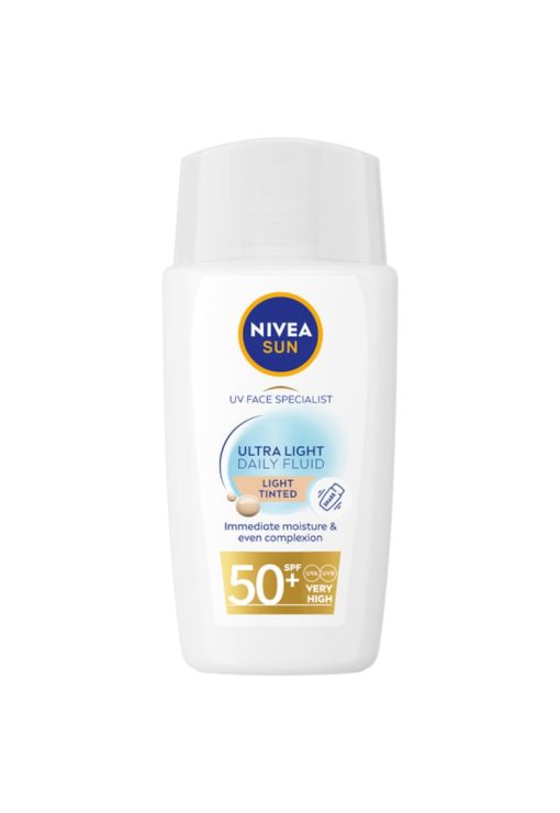Fluid  Sun UV Face Ultra Light Daily Fluid Tinted Light - SPF 50+ - 40ml-FEMEI/INGRIJIRE COSMETICA/Produse cosmetice-INGRIJIRE COSMETICA/Produse cosmetice
