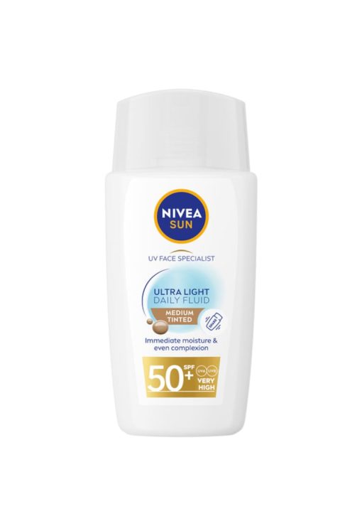 Fluid  Sun UV Face Ultra Light Daily Fluid Tinted Medium - SPF 50+ - 40ml-FEMEI/INGRIJIRE COSMETICA/Produse cosmetice-INGRIJIRE COSMETICA/Produse cosmetice