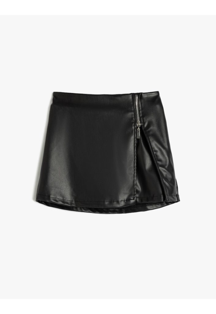 Fusta-pantalon din piele ecologica-FETE/IMBRACAMINTE/Sorturi-IMBRACAMINTE/Sorturi