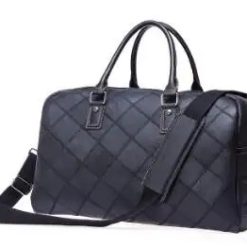 Geanta de calatorie Malini GT2053 piele naturala Negru 4