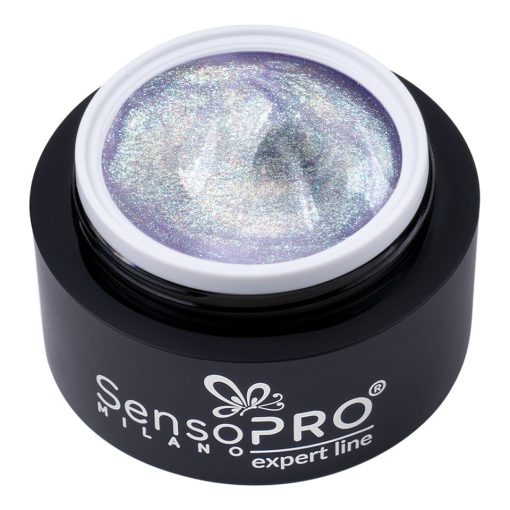 Gel Constructie Unghii Expert Line SensoPRO Milano - Holographic Lilac 30ml-Geluri UV > Geluri UV Constructie