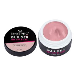 Gel Constructie Unghii SensoPRO Milano Cover Pink 15ml 3