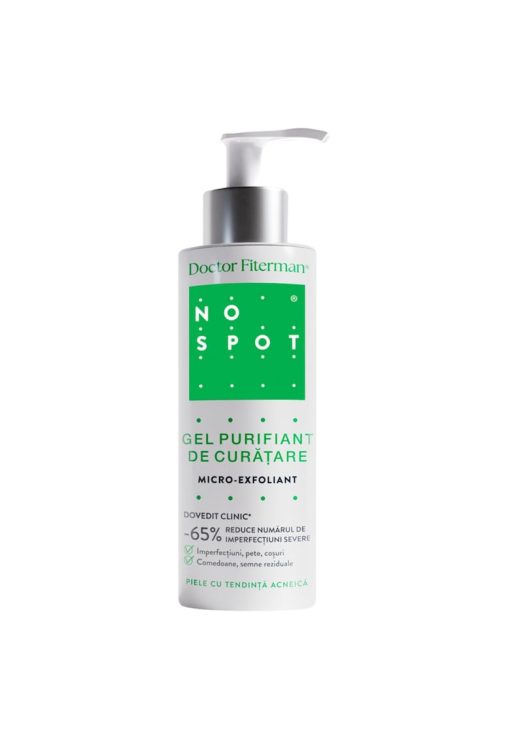 Gel purifiant de curatare No Spot - 200 ml - Fiterman-FEMEI/INGRIJIRE COSMETICA/Ingrijire corp-INGRIJIRE COSMETICA/Ingrijire corp