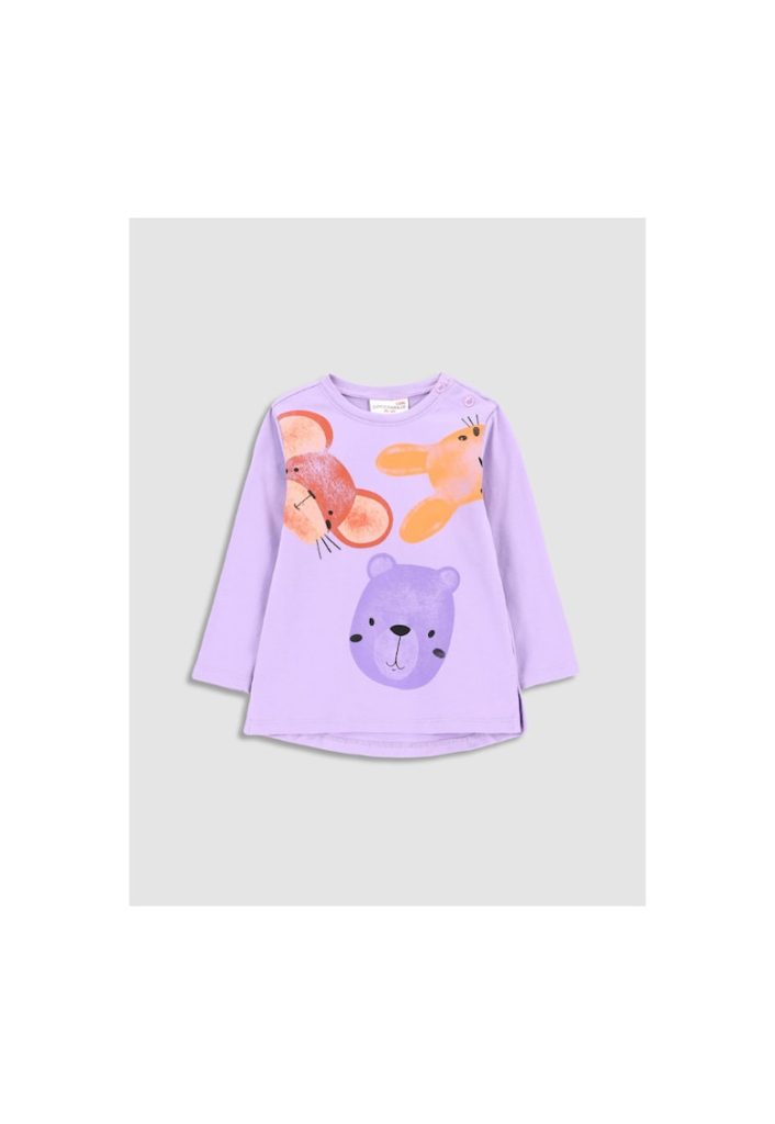 Hanorac Fete -  302630509 - Bumbac - Violet-FETE/IMBRACAMINTE/Bluze-IMBRACAMINTE/Bluze