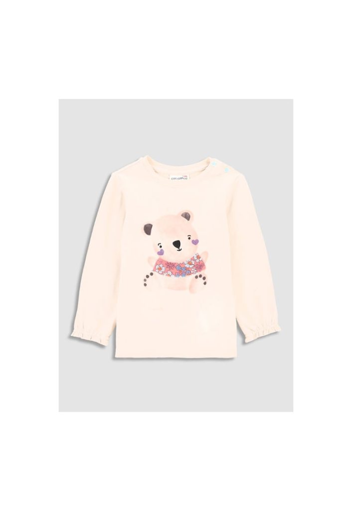 Hanorac Fete -  302632251 - Bumbac - Ecru-FETE/IMBRACAMINTE/Bluze-IMBRACAMINTE/Bluze