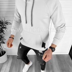 Hanorac barbati gri slim fit K188 D5-5.3-Hanorace