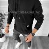 Hanorac barbati slim fit negru K004  D2-5.2-Hanorace
