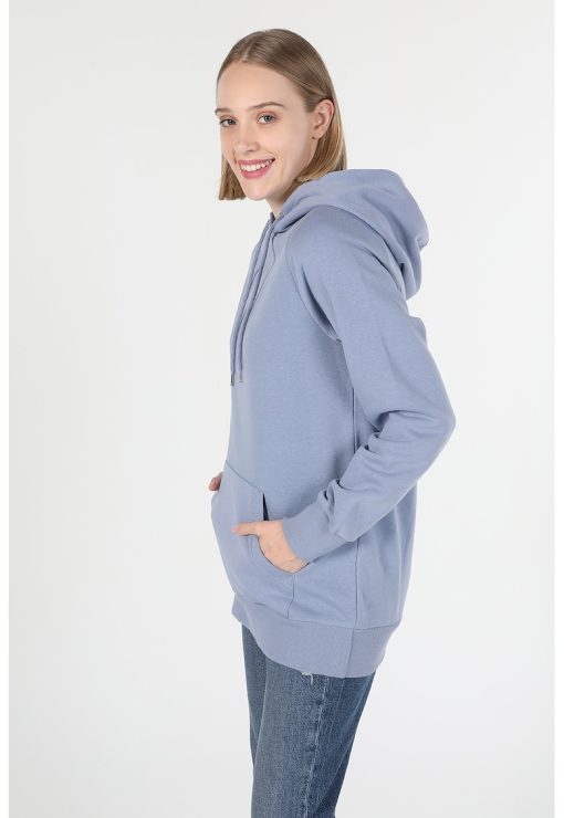 Hanorac cu buzunar kangaroo si maneci raglan-FEMEI/IMBRACAMINTE/Hanorace-IMBRACAMINTE/Hanorace