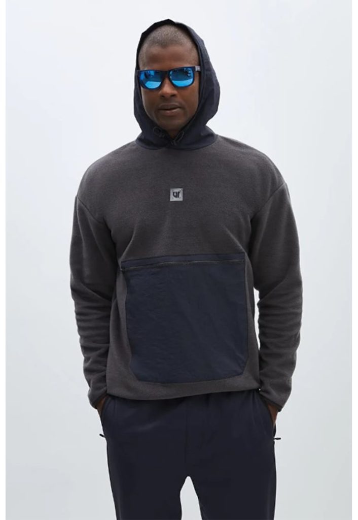Hanorac lejer din material fleece-BARBATI/IMBRACAMINTE/Hanorace-IMBRACAMINTE/Hanorace