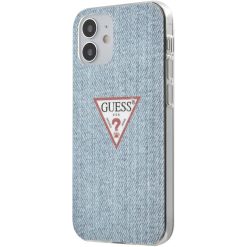 Husa de protectie  GUHCP12SPCUJULLB TPU Denim Triangle pentru iPhone 12 Mini Light Blue-FEMEI/GENTI SI ACCESORII/Huse telefon-GENTI SI ACCESORII/Huse telefon