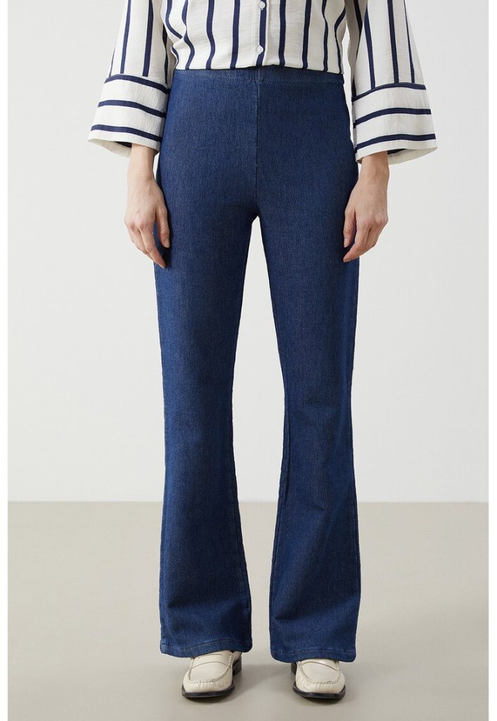Jeggings cu croiala ampla-FEMEI/IMBRACAMINTE/Blugi-IMBRACAMINTE/Blugi