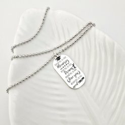 Lant barbatesc - Modern Army Tag - Personalizat cu text absolvire - Argint 925-Toate >> Argint 925 >> Lantisoare Argint >> Noutati
