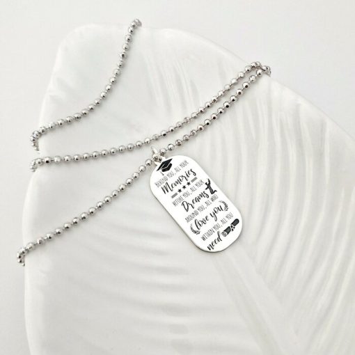 Lant barbatesc - Modern Army Tag - Personalizat cu text absolvire - Argint 925-Toate >> Argint 925 >> Lantisoare Argint >> Noutati
