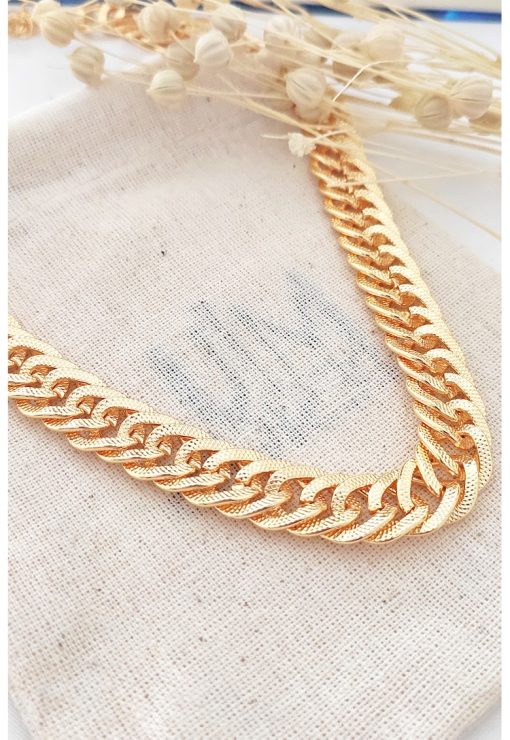 Lant lat cu design plat-FEMEI/GENTI SI ACCESORII/Bijuterii-GENTI SI ACCESORII/Bijuterii