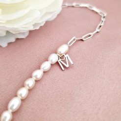 Lantisor Fior al Elegantei - Model cu sirag de Perle