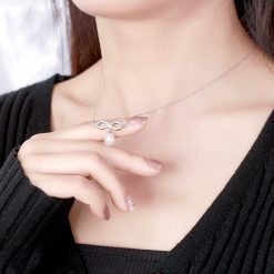 placat cu rodiu-Bijuterii argint dama-Lantisoare argint dama 