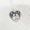 Lantisor cu medalion inima - Inimă cu amintiri - baiat si fetita - Argint 925 - Lant forzatina-Toate >> Argint 925 >> Lantisoare Argint >> Noutati