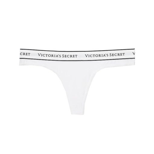 Logo cotton thong panty s-Imbracaminte-